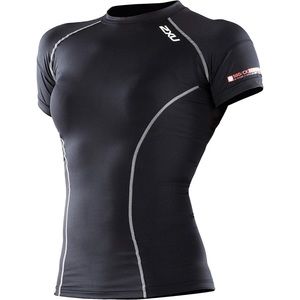 2XU Black Short Sleeve Compression Top